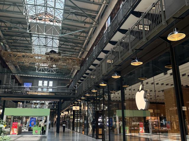 Der Apple Store in der Battersea Power Station