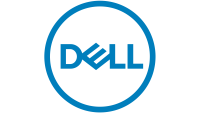 Das Dell Logo in blau