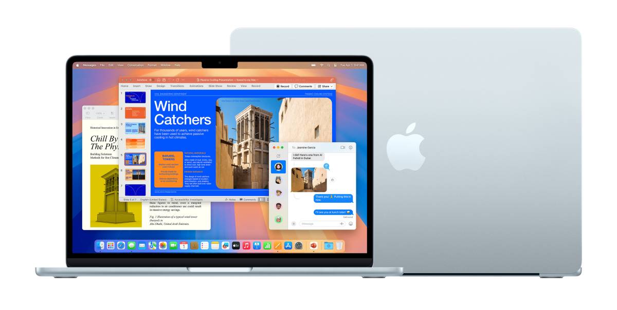 Das Apple MacBook Air 13 Zoll und 15 Zoll in Himmelblau als Beispiel für das Tools at Work Abo-Modell